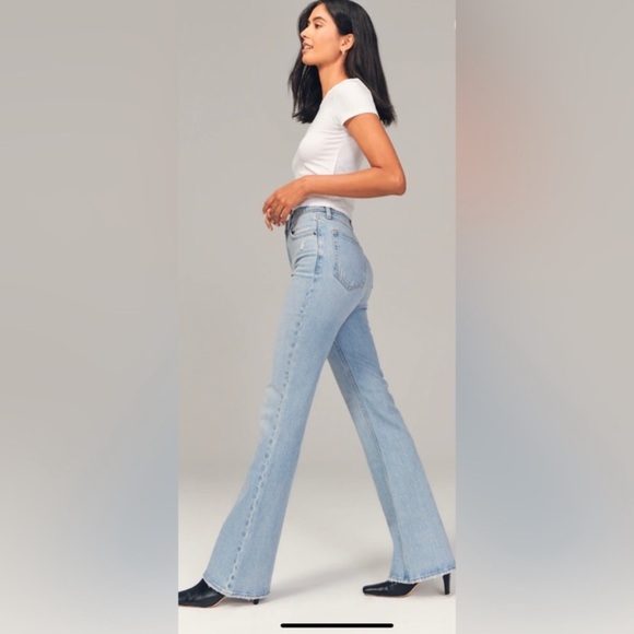 Abercrombie the vintage flare high rise light blue 4171 - Picture 1 of 12